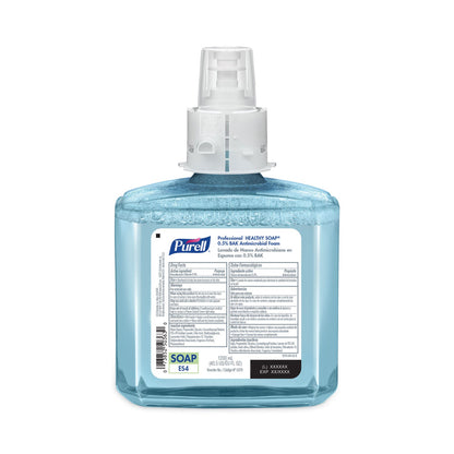 PURELL HEALTHY SOAP 0.5% BAK Antimicrobial Foam, For ES4 Dispensers, Plum, 1,200 mL, 2/Carton