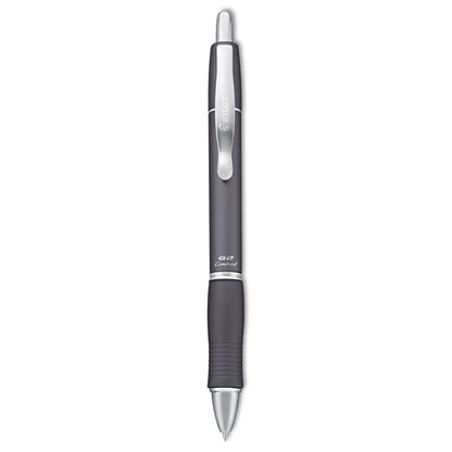 Pilot G2 Limited Gel Pen, Retractable, Fine 0.7 mm, Black Ink, Charcoal Barrel