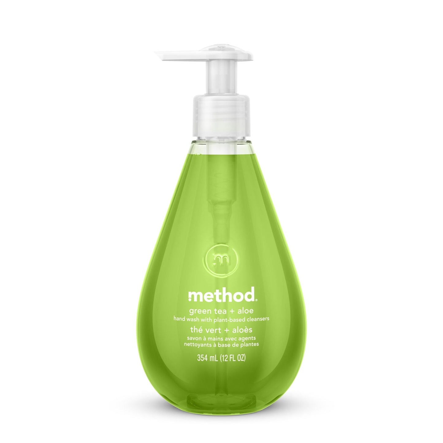 Method Gel Hand Wash, Green Tea and Aloe, 12 oz Pump Bottle