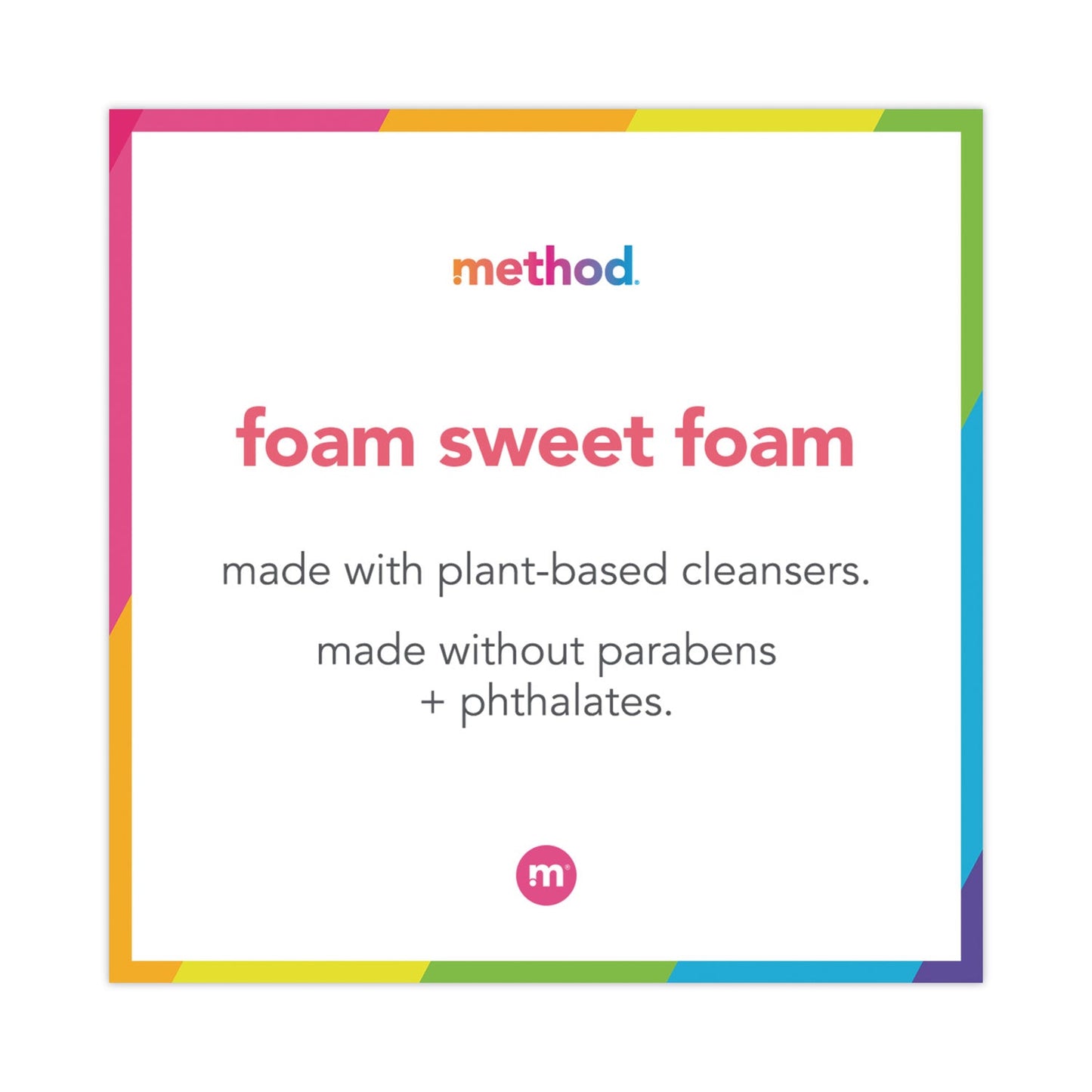 Method Foaming Hand Wash, Green Tea and Aloe, 10 oz Pump Bottle