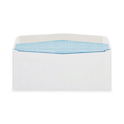 Quality Park Double Window Security-Tinted Check Envelope, #8 5/8, Commercial Flap, Gummed Closure, 3.63 x 8.63, White, 1,000/Box