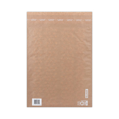 Scotch Curbside Recyclable Padded Mailer, #6, Bubble Cushion, Self-Adhesive Closure, 13.75 x 20, Natural Kraft, 50/Carton