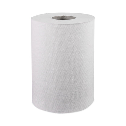 Windsoft Hardwound Roll Towels, 8" x 350 ft, White, 12 Rolls/Carton