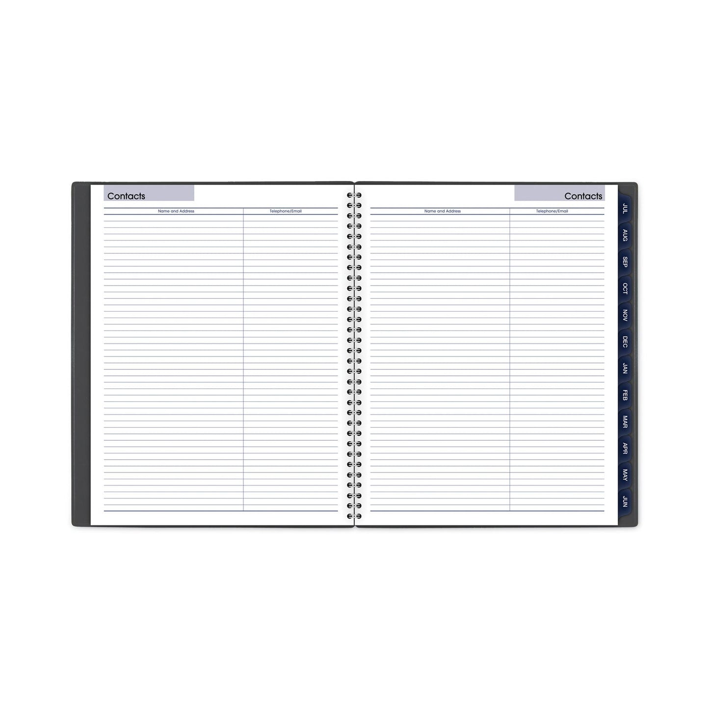 AT-A-GLANCE DayMinder Academic Monthly Desktop Planner, Twin-Wire Binding, 11 x 8.5, Charcoal Cover, 12-Month (July to June): 2022-2023
