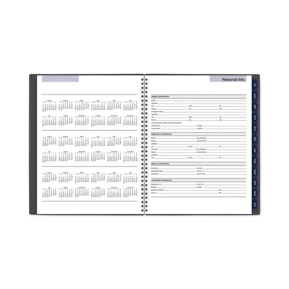 AT-A-GLANCE DayMinder Academic Monthly Desktop Planner, Twin-Wire Binding, 11 x 8.5, Charcoal Cover, 12-Month (July to June): 2022-2023