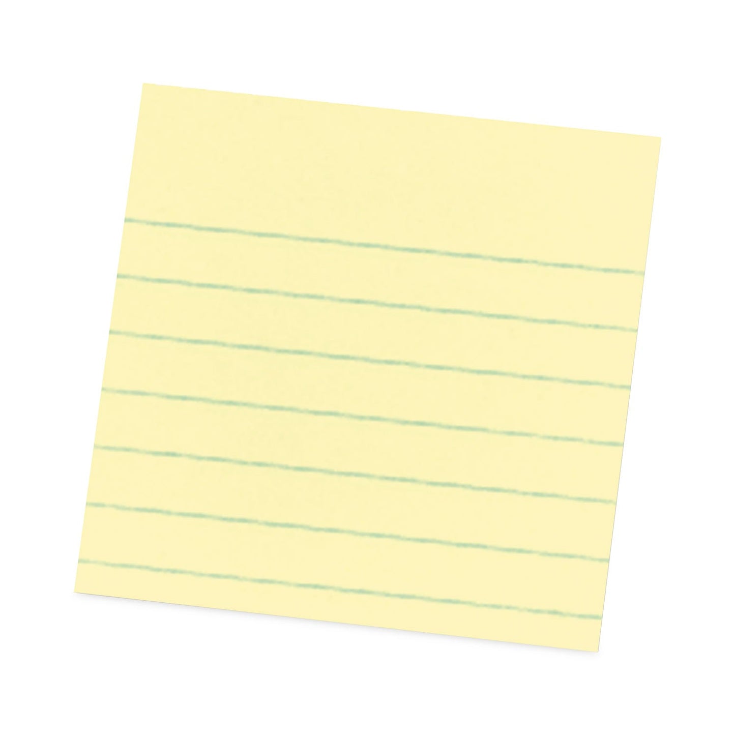Post-it Pads in Canary Yellow, Cabinet Pack, Note Ruled, 4" x 4", 90 Sheets/Pad, 12 Pads/Pack
