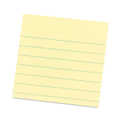 Post-it Original Canary Yellow Pop-up Refill, Note Ruled, 3" x 3", Canary Yellow, 100 Sheets/Pad, 6 Pads/Pack