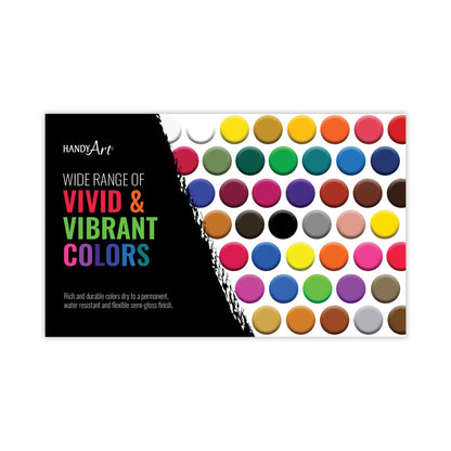 Handy Art Acrylic Paint, White, 64 oz Bottle