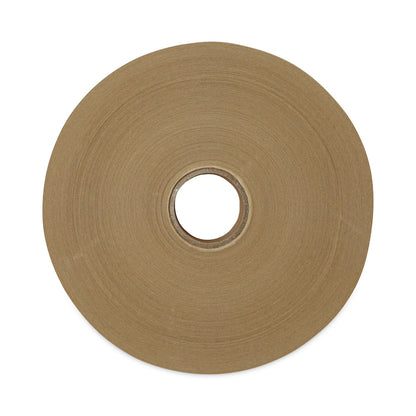 General Supply Gummed Kraft Sealing Tape, 3" Core, 2" x 600 ft, Brown, 12/Carton