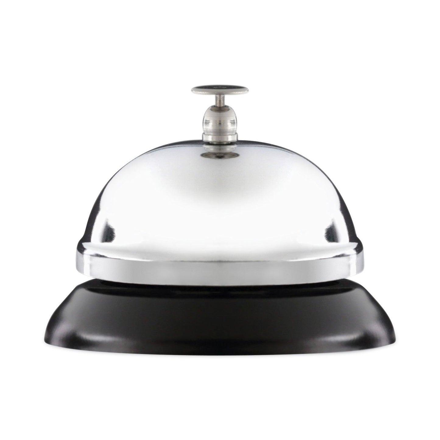 Universal Call Bell, 3.38" Diameter, Brushed Nickel