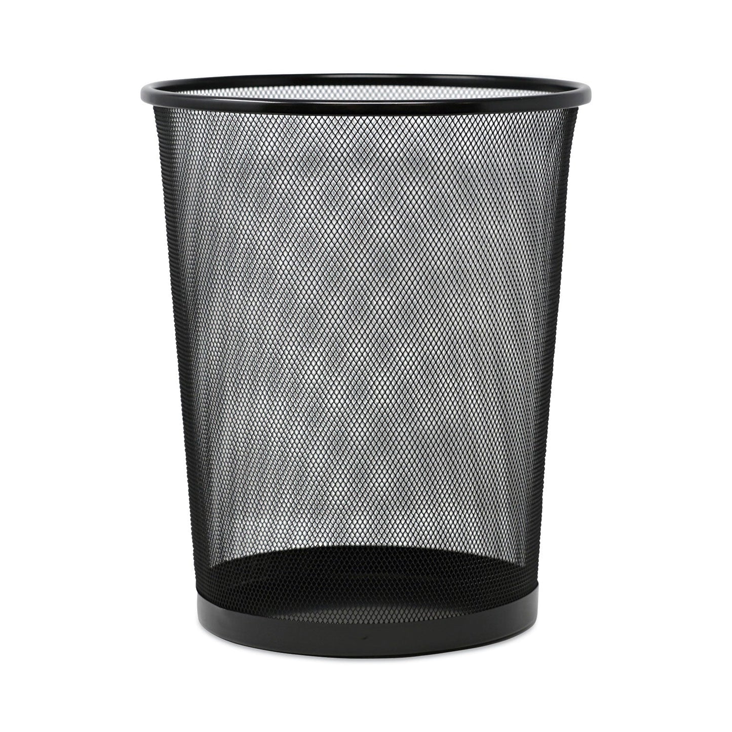 Universal Mesh Wastebasket, 18 qt, Black