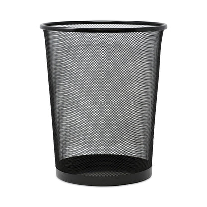 Universal Mesh Wastebasket, 18 qt, Black