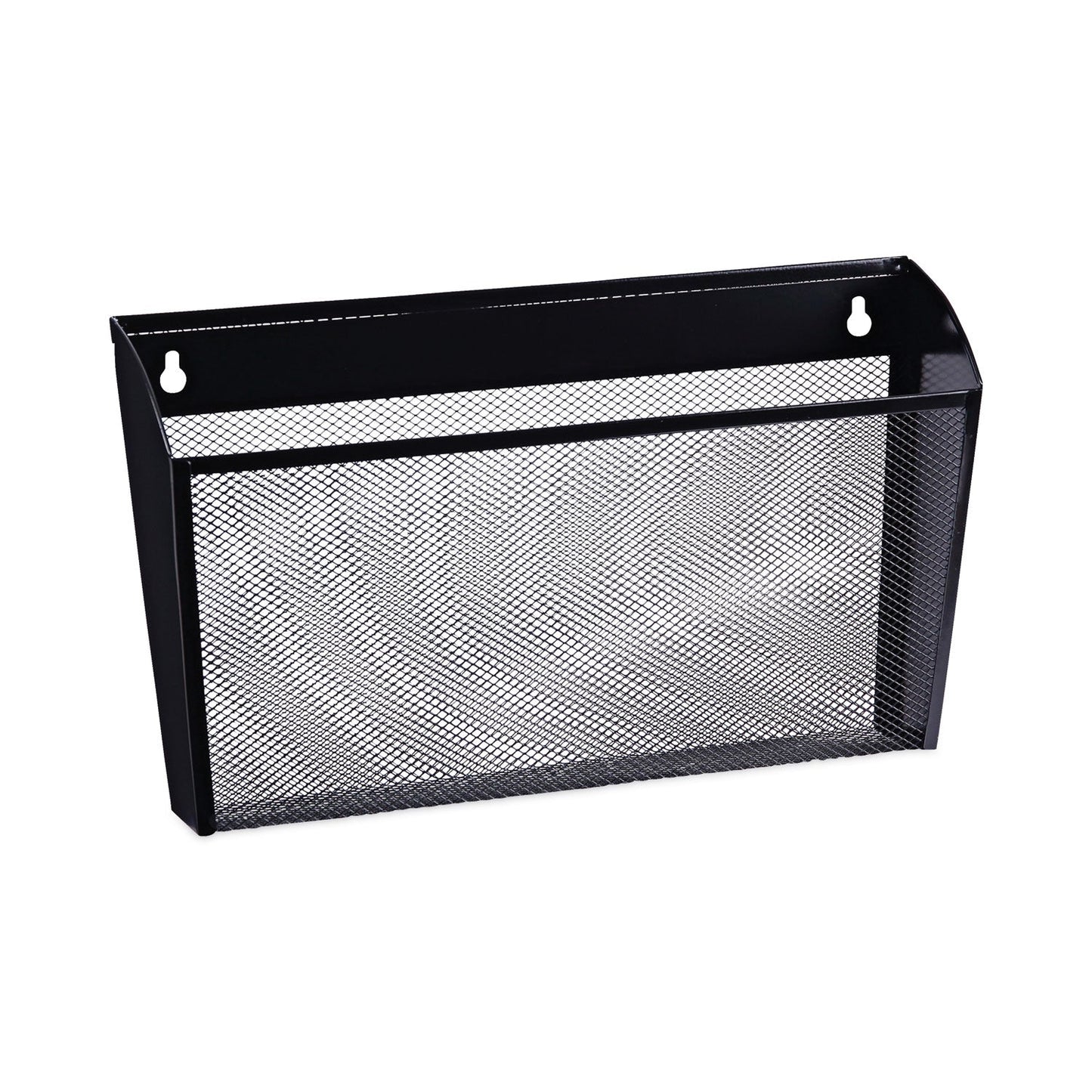 Universal Mesh Three-Pack Wall Files, 3 Sections, Letter Size, 14.13" x 3.38" x 8.5", Black