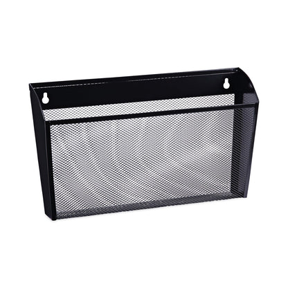 Universal Metal Mesh Wall File, Letter Size, 14.13" x 3.38" x 13", Black