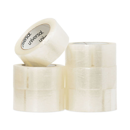 Universal General-Purpose Box Sealing Tape, 3" Core, 1.88" x 110 yds, Clear, 6/Pack