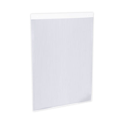 Universal Wall Mount Sign Holder, 8.5 x 11, Vertical, Clear