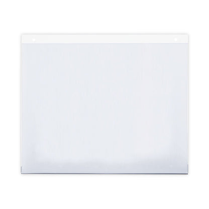 Universal Wall Mount Sign Holder, 11 x 8.5, Horizontal, Clear, 2/Pack