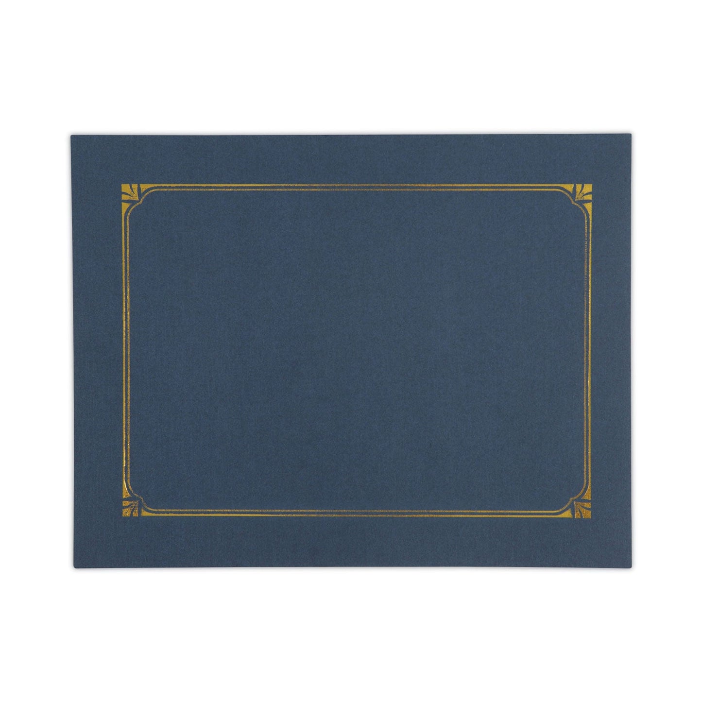 Universal Certificate/Document Cover, 8.5 x 11; 8 x 10; A4, Navy, 6/Pack