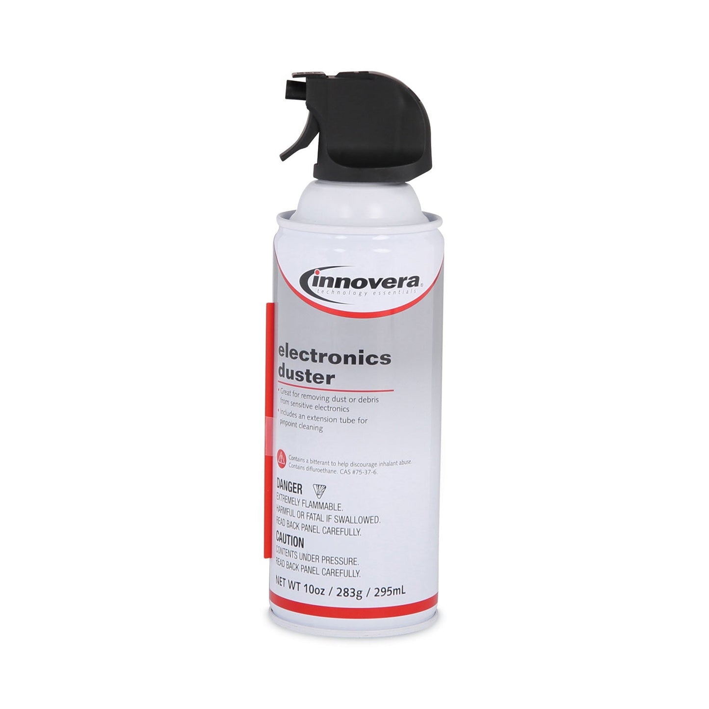 Innovera Compressed Air Duster Cleaner, 10 oz Can, 4/Pack