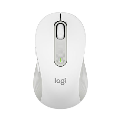 Logitech Signature M650 for Business Wireless Mouse, Large, 2.4 GHz Frequency, 33 ft Wireless Range, Right Hand Use, Off White