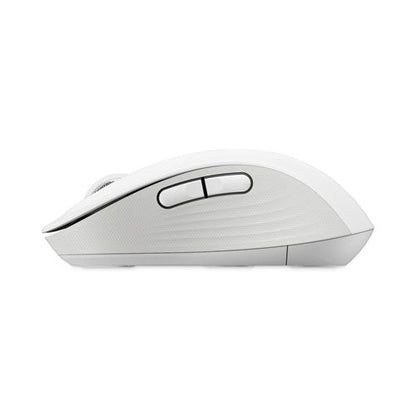 Logitech Signature M650 for Business Wireless Mouse, Large, 2.4 GHz Frequency, 33 ft Wireless Range, Right Hand Use, Off White