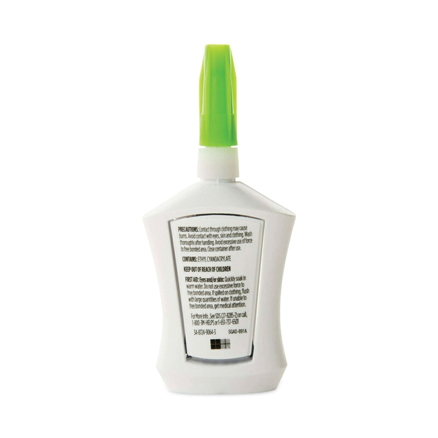 Scotch Super Glue No-Run Gel with Precision Applicator, 0.14 oz, Dries Clear