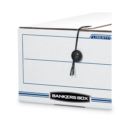 Bankers Box STOR/FILE Medium-Duty Strength Storage Boxes, Legal Files, 15.25" x 24.13" x 10.75", Kraft/Green, 12/Carton