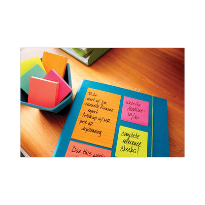 Post-it Original Pads in Floral Fantasy Collection Colors, Value Pack, 3" x 3", 100 Sheets/Pad, 14 Pads/Pack