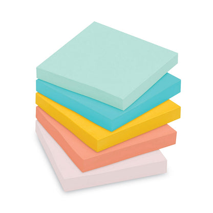 Post-it Original Pads in Beachside Cafe Collection Colors, Value Pack, 3" x 3", 100 Sheets/Pad, 24 Pads/Pack