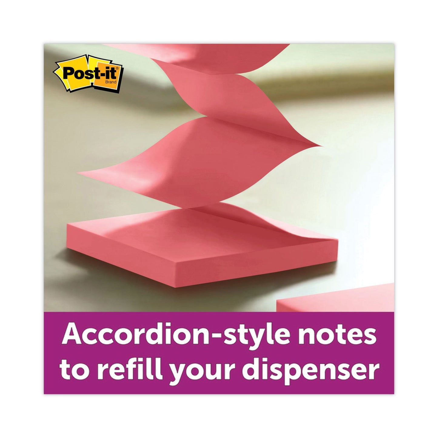 Post-it Cat Notes Dispenser, For 3 x 3 Pads, White, Includes (2) Rio de Janeiro Super Sticky Pop-up Pad