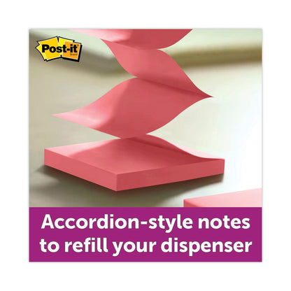 Post-it Cat Notes Dispenser, For 3 x 3 Pads, White, Includes (2) Rio de Janeiro Super Sticky Pop-up Pad