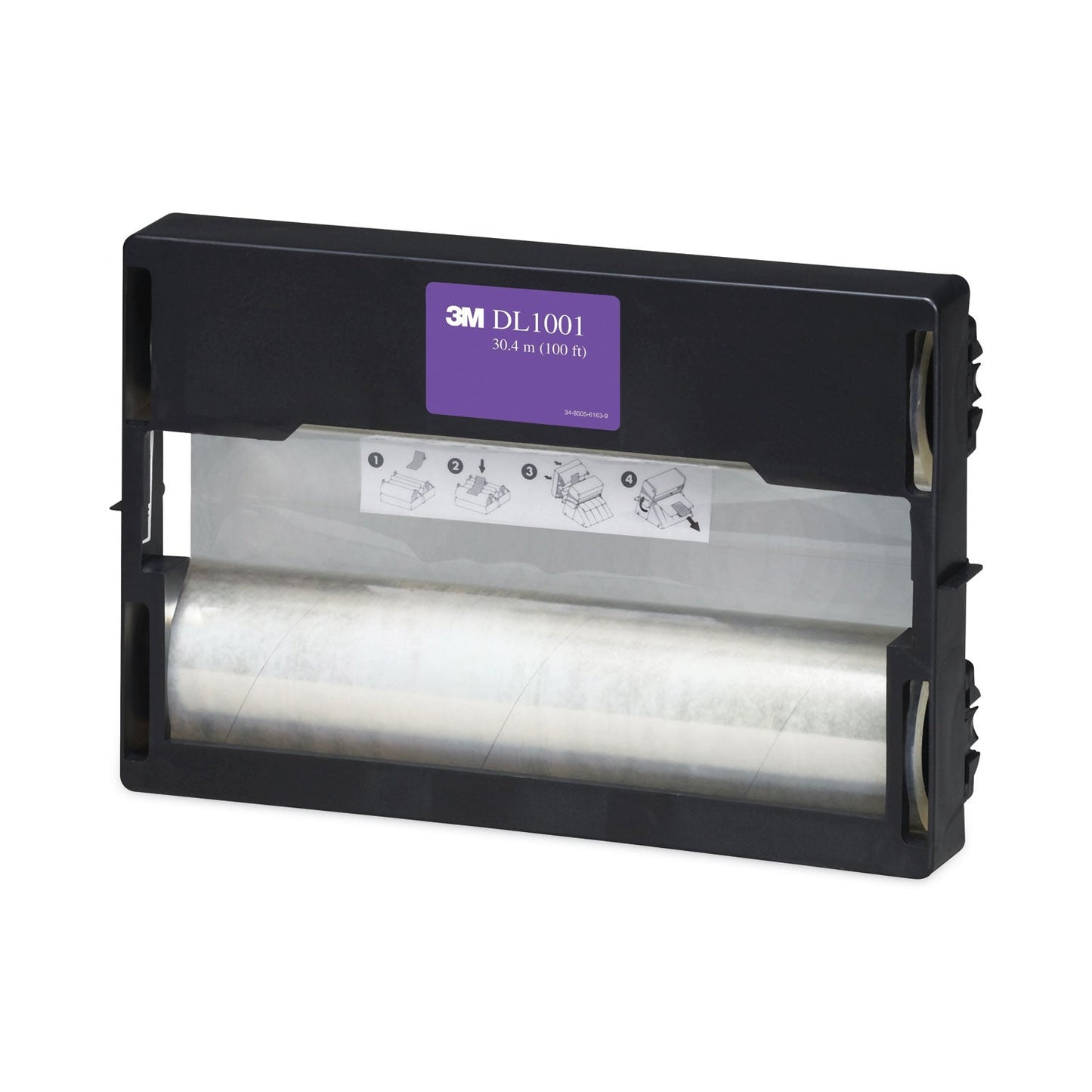 3M Refill for LS1000 Laminating Machines, 5.6 mil, 12" x 100 ft, Gloss Clear