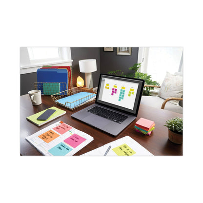 Post-it Original Pop-up Refill, Poptimistic Collection Alternating-Color Value Pack, 3" x 3", 100 Sheets/Pad, 12 Pads/Pack