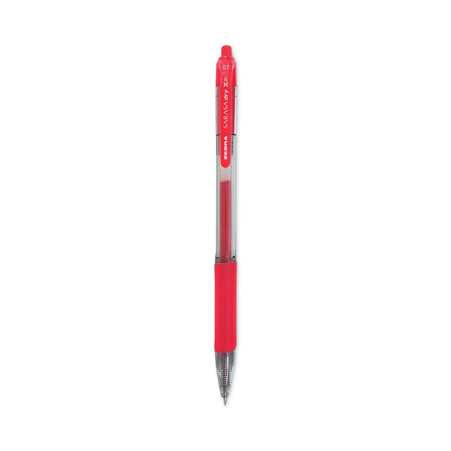 Zebra Sarasa Dry Gel X20 Gel Pen, Retractable, Medium 0.7 mm, Assorted Ink and Barrel Colors, 36/Pack