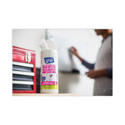 Motsenbocker's Lift-Off Dry Erase Cleaner Wipes, 7 x 12, 40/Canister