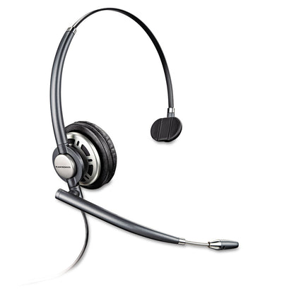 poly EncorePro Premium Monaural Over-the-Head Headset with Noise Canceling Microphone