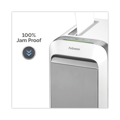 Fellowes Powershred LX220 Micro-Cut Shredder, 20 Manual Sheet Capacity, White