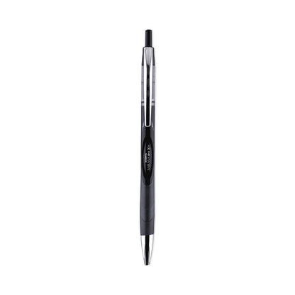Zebra Sarasa Dry Gel X30 Gel Pen, Retractable, Medium 0.7 mm, Black Ink, Black Barrel, 12/Pack
