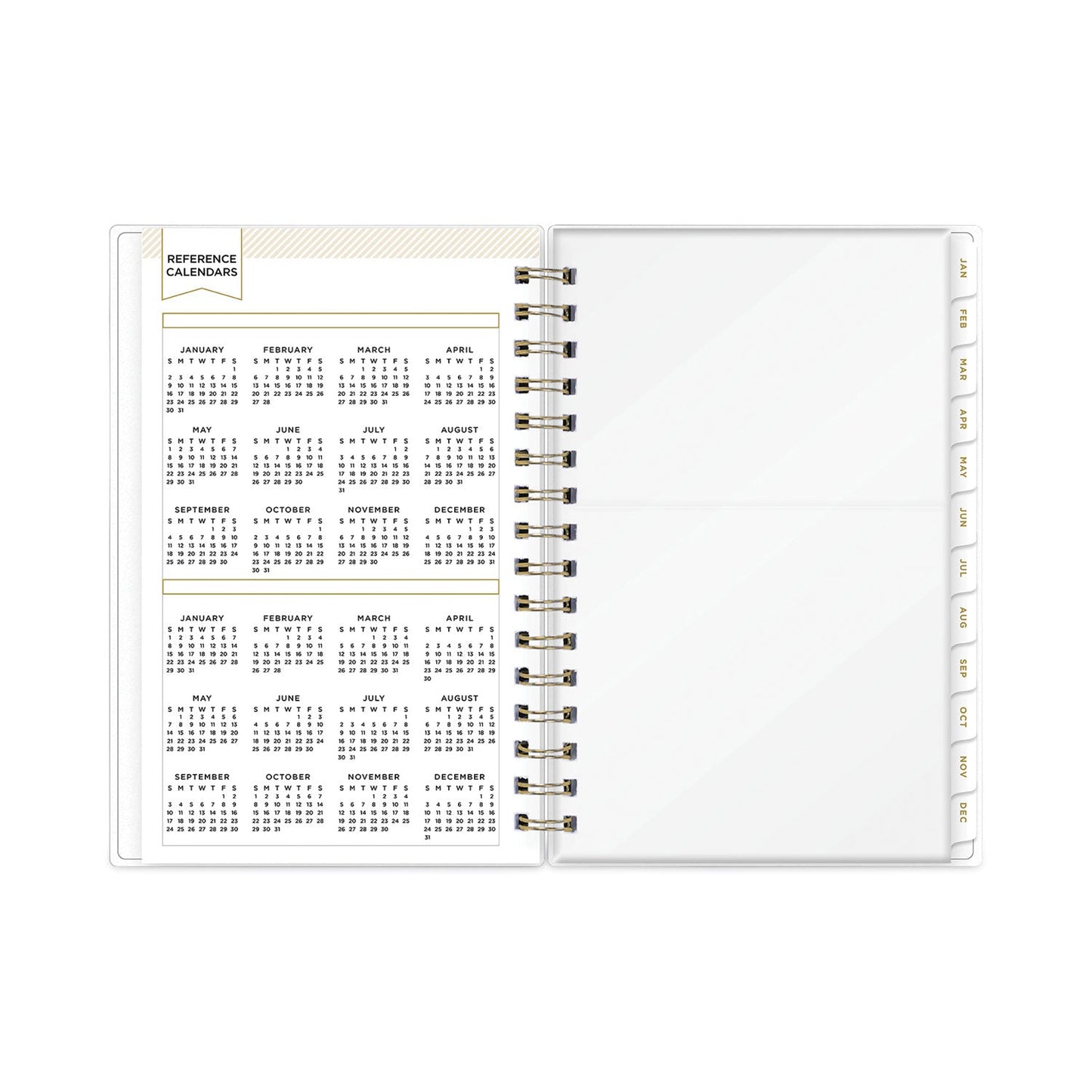 Blue Sky Day Designer Navy Stripe Daily/Monthly Planner, Navy Stripe Artwork, 8 x 5, Navy/White Cover, 12-Month (Jan to Dec): 2023