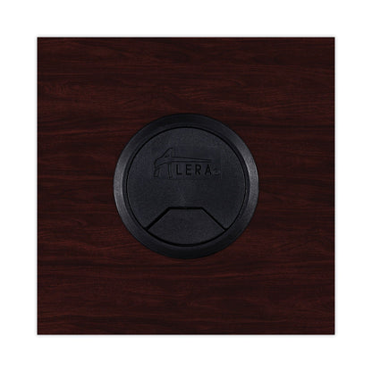 Alera Valencia Series Reversible Return/Bridge Shell, 35w x 23.63d x 29.5h, Mahogany