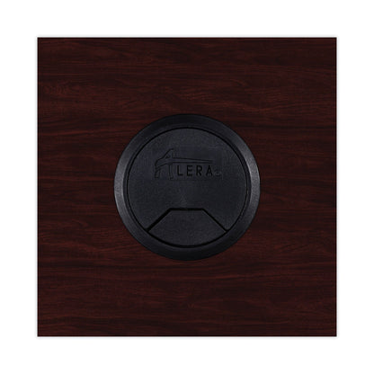 Alera Valencia Series Reversible Return/Bridge Shell, 42w x 23.63d x 29.5h. Mahogany