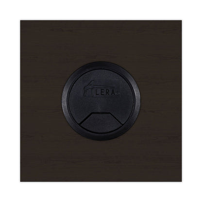 Alera Valencia Series Reversible Return/Bridge Shell, 47.25w x 23.63d x 29.5h, Espresso