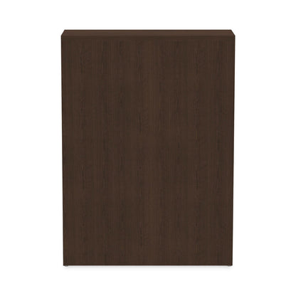 Alera Valencia Series Bookcase, Three-Shelf, 31.75w x 14d x 39.38h, Espresso