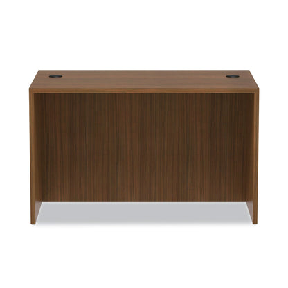 Alera Valencia Series Straight Front Desk Shell, 47.25" x 29.5" x 29.63", Modern Walnut