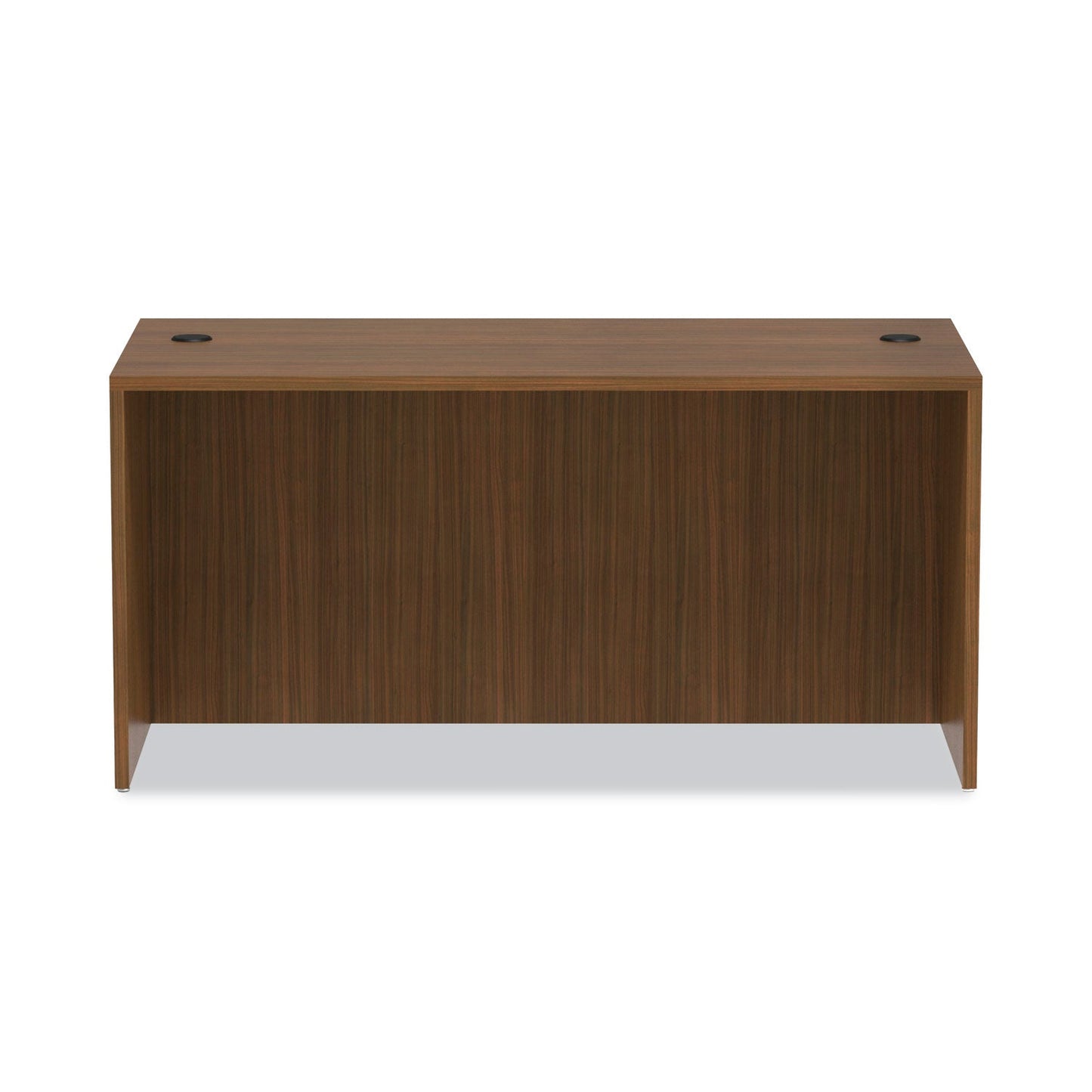 Alera Valencia Series Straight Front Desk Shell, 59.13" x 29.5" x 29.63", Modern Walnut
