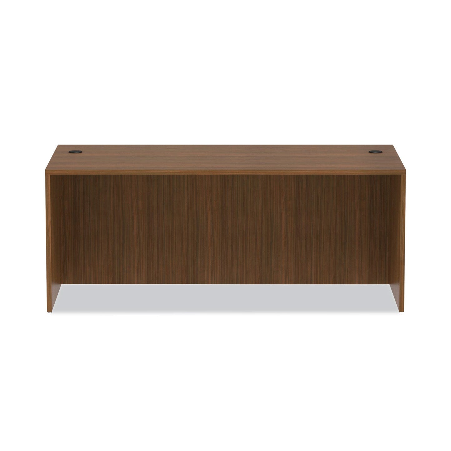 Alera Valencia Series Straight Front Desk Shell, 71" x 35.5" x 29.63", Modern Walnut