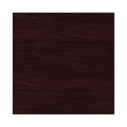 Alera Valencia Series Hutch with Doors, 4 Compartments, 64.75w x 15d x 35.38h, Mahogany