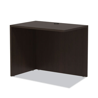 Alera Valencia Series Reversible Return/Bridge Shell, 35w x 23.63d x 29.5h, Espresso