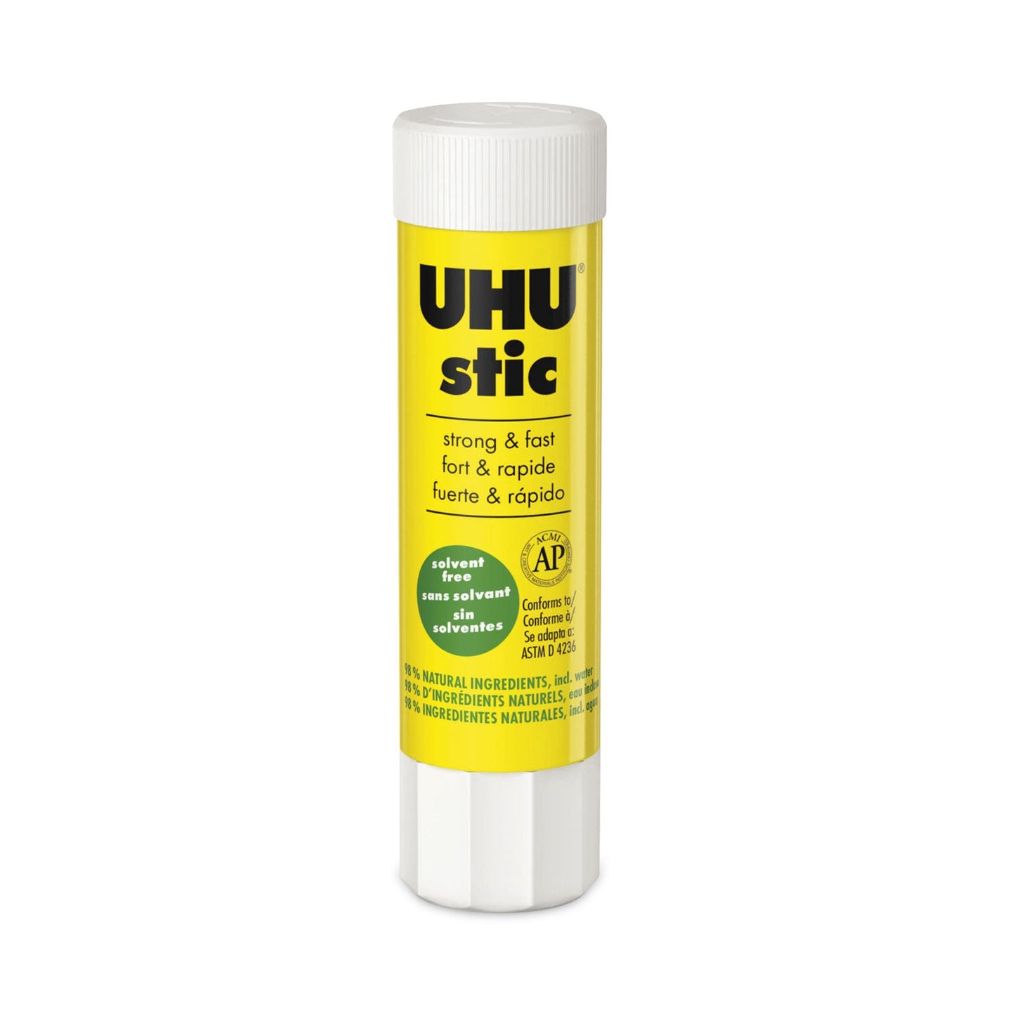 UHU Stic Permanent Glue Stick, 0.29 oz, Dries Clear