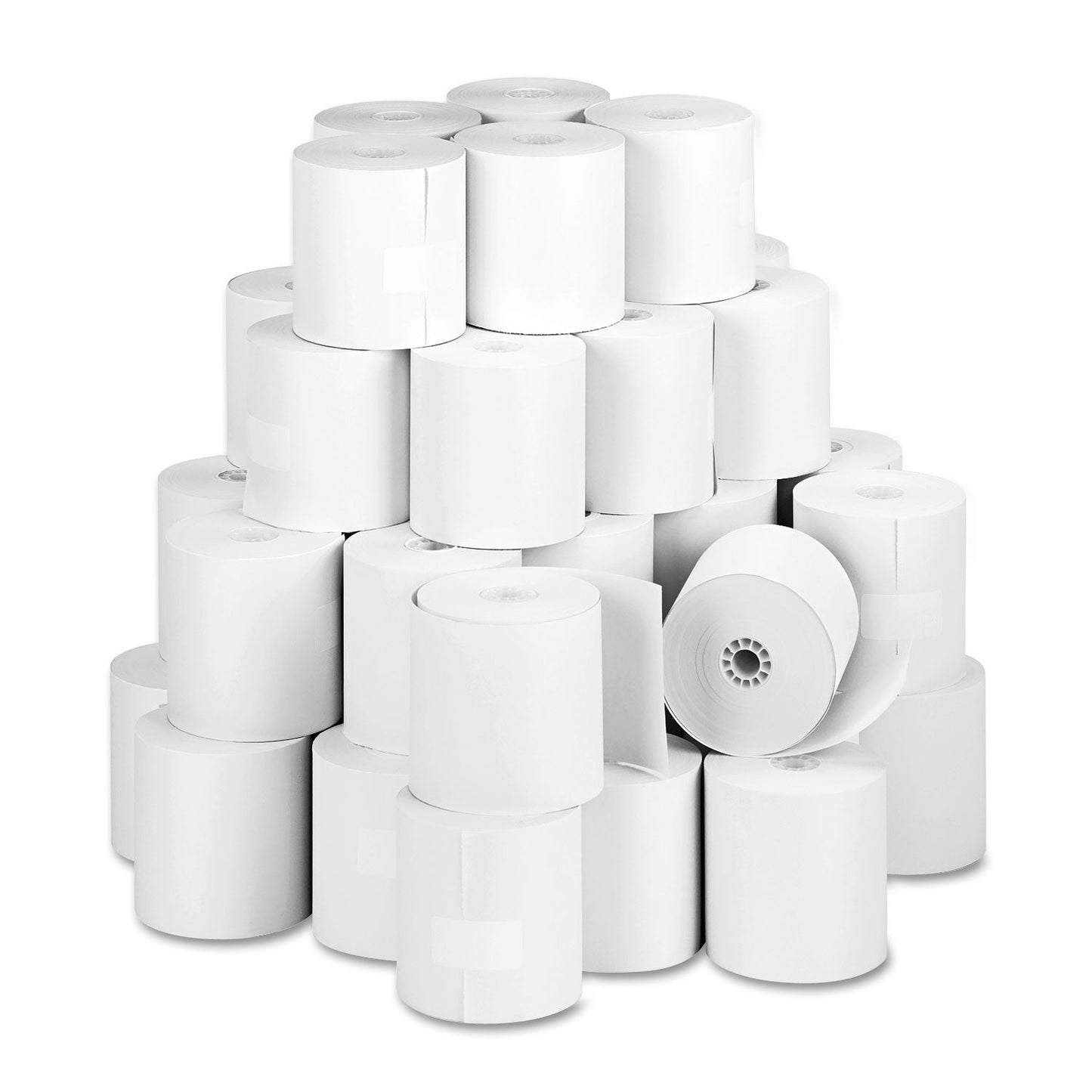 Iconex Direct Thermal Printing Thermal Paper Rolls, 3.13" x 273 ft, White, 50/Carton